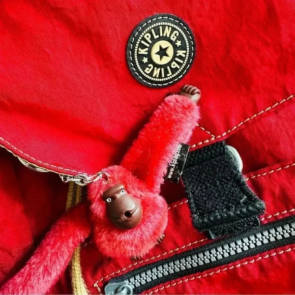 Kipling 90’s Vintage Y2K Mini Backpack With Monkey - Picture 12 of 13